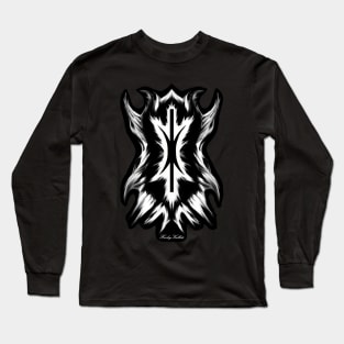 Symbol of Eris - Backside Print Long Sleeve T-Shirt